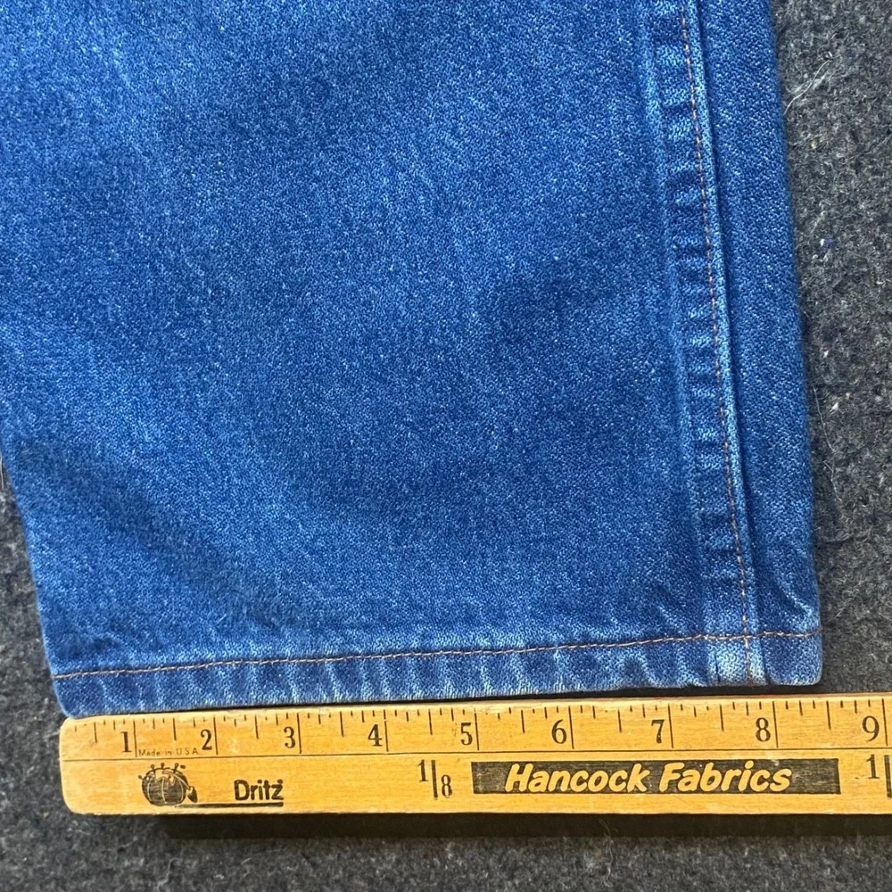 Wrangler Western Mens 42x30 Vintage Made in USA Cowboy Cut Blue Jeans 13MWZPW‎